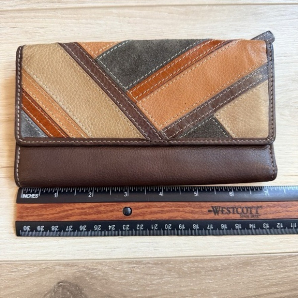 Multicolor Patchwork Wallet - image 4